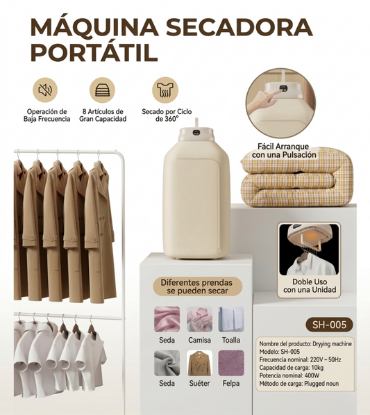 Secadora Portátil AeroSec